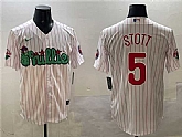 Men's Philadelphia Phillies #5 Bryson Stott White Phanatic Cool Base Stitched Jersey,baseball caps,new era cap wholesale,wholesale hats